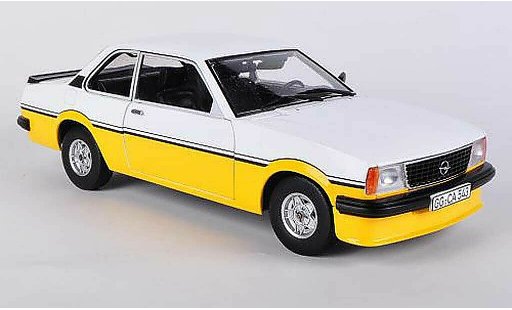 Opel Ascona B Base 1/18 Sun Star i2000 blanco/amarillo 1979 coche miniatura