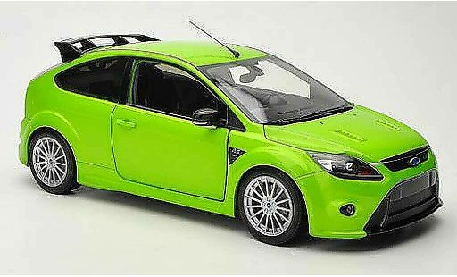 Ford Focus RS 1/18 Minichamps verde 2010 coche miniatura
