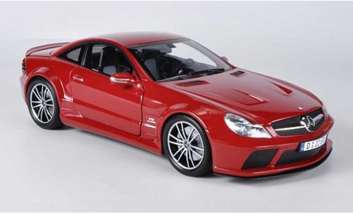Mercedes B 65 1/18 Minichamps AMG negro Series (R230) rojo 2009 coche miniatura