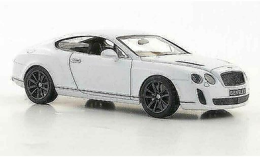Bentley Continental Supersports 1/43 Minichamps mateblanco 2009 coche miniatura