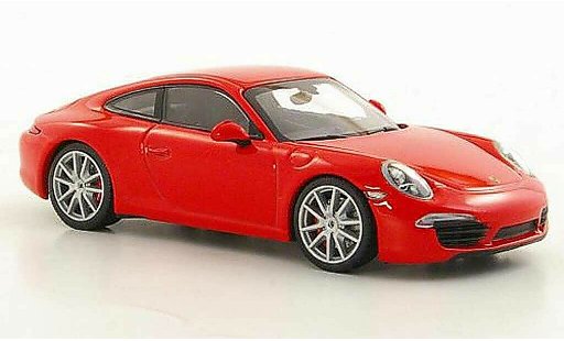 Porsche 911 S 1/43 Minichamps Carrera rojo 2012 coche miniatura