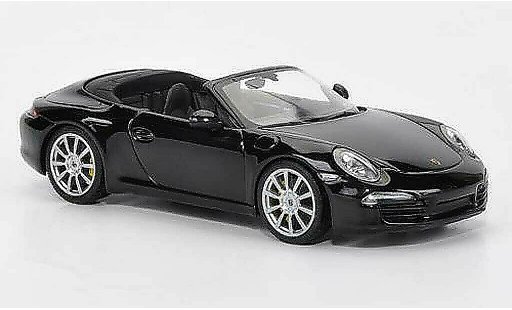 Porsche 911 S 1/43 Minichamps Carrera Descapotable negro 2012 coche miniatura