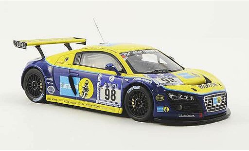 Audi R8 lms 1/43 Minichamps No.98 Bilstein Phonix Racing pieza/Biela/Pirro/Fassler 24h Nurburgring 2009 coche miniatura