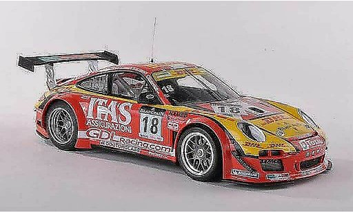 Porsche 911 GT3 1/18 Minichamps R 2011 No.18 DHL/Itas De Lorenzi Racing 24h Spa De Lorenzi/Bonetti/Caccia/Bontempelli coche miniatura