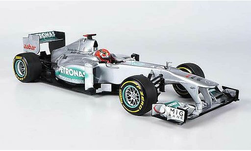 Mercedes F 2009 1/18 Minichamps AMG Team No.7 Petronas M.Schumacher Showcar 2012 coche miniatura