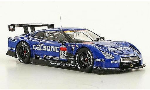 Nissan Skyline Base 1/43 Ebbro GT-R No.12 Calsonic Impul Super GT500 Okayama 211 coche miniatura