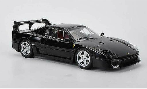 Ferrari F40 LM 1/18 Kyosho Light Weight Wing negro coche miniatura