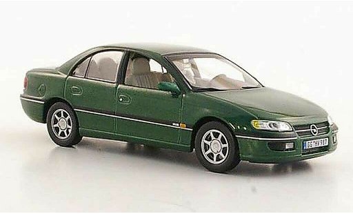 Opel Omega B MV6 1/43 Hachette B verde (ohne Magazin) 1994 coche miniatura