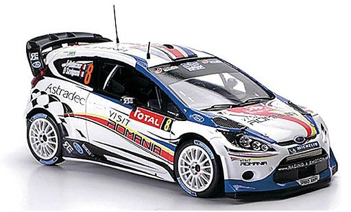 Ford Fiesta WRC 1/43 Spark No.8 Romania Rally Monte Carlo 2012 coche miniatura