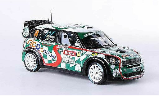 Mini Cooper WRC 1/43 Spark Works No.14 Palmerinha Rally Monte Carlo 2012 P.Nobre/E.Paula coche miniatura
