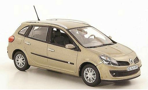 Renault Clio III 1/43 Norev Grandtour beige 2008 coche miniatura