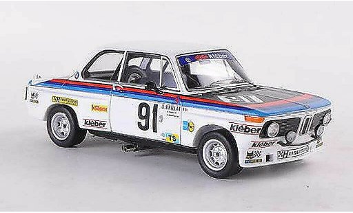 Bmw 2002 tii 1/43 Spark No.91 24h Le Mans D.Brillat/G.Gagliardi/M.Degoumois coche miniatura