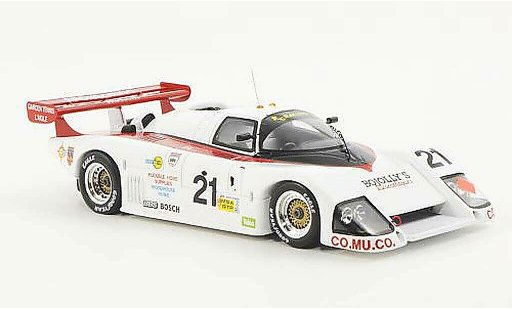 March 85 Base 1/43 Spark No.21 RC Racing R.Cleare / L.Robert / J.Newsum 24h Le Mans 1986 coche miniatura