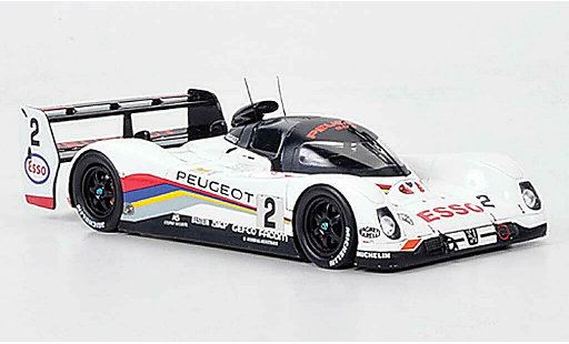 Peugeot 905 1992 1/43 Spark EV1 bis No.2 Esso 24h Le Mans coche miniatura