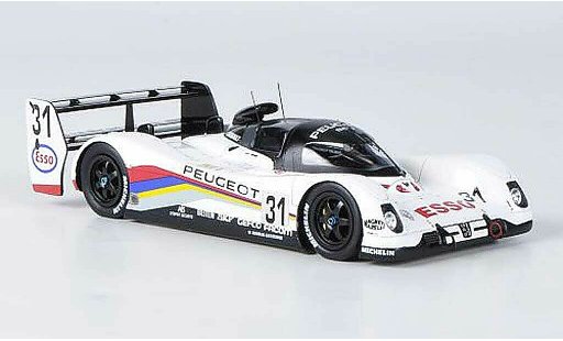 Peugeot 905 1992 1/43 Spark EV1 bis No.31 Esso 24h Le Mans coche miniatura