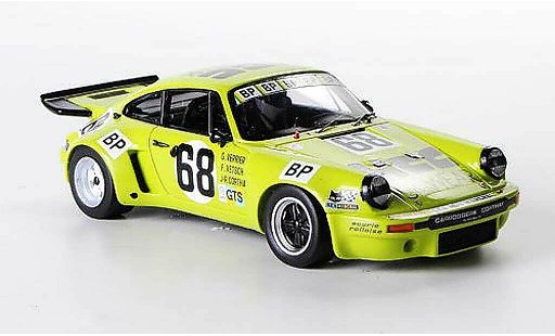 Porsche 911 Carrera 1/43 Spark No.68 G.Verrier / F.Vetsch / J.-R.Corthay 24h Le Mans 1975 coche miniatura
