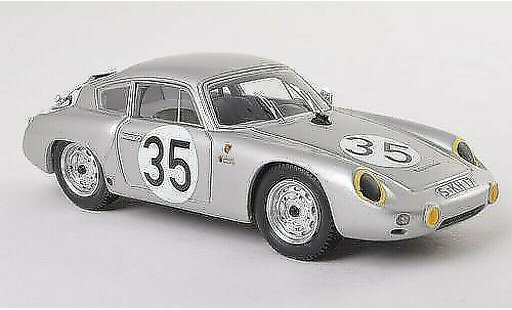 Porsche 356 1960 1/43 Spark Abarth 1600 GTL No.35 24h Le Mans H.Linge/H.-J.Walter coche miniatura