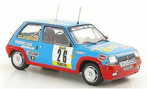 Renault 5 Rallye 1/43 IXO GT Turbo No.26 E.Mauffrey / D.Grataloup Rally Monte Carlo 1988 coche miniatura