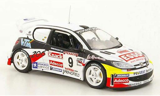 Peugeot 206 WRC 1/43 IXO No.9 P.Snijers / E.v.d.Pluym Rally Ypern 2000 coche miniatura