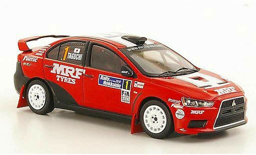 Mitsubishi Lancer Evolution X 1/43 IXO No.1 K.Taguchi / C.Murphy Rally Hokkaido 2010 coche miniatura