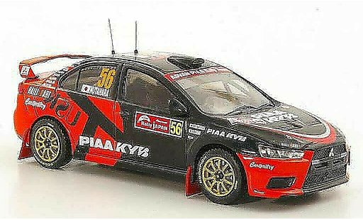 Mitsubishi Lancer Evolution X 1/43 IXO No.56 RalliArt F.Nutahara / H.Ichino Rally Japan 2008 coche miniatura