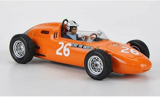 Porsche 718 Base 1/43 Spark 1963 No.26 GMitter GP Alemania coche miniatura