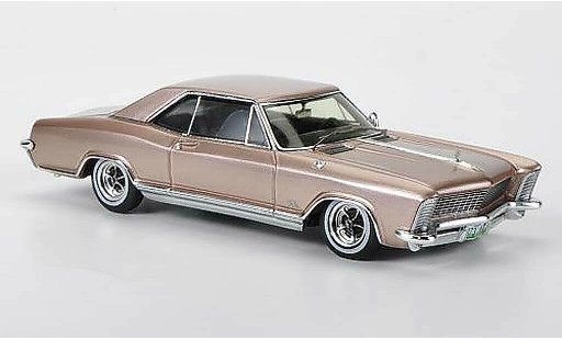 Buick Riviera coupe 1/43 Spark 1965 flieder coche miniatura