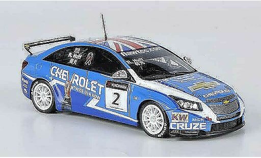 Chevrolet Cruze course 1/43 Spark 2011 1.6T No.2 RHuff WTCC GP Macau coche miniatura