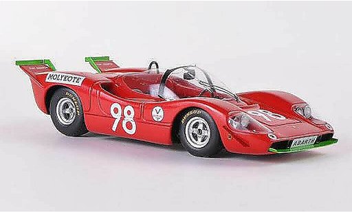 Abarth 2000 SP 1/43 Spark Sport No.98 L.Taramazzo / G.Virgilio Targa Florio 1970 coche miniatura