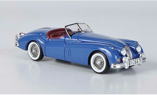 Jaguar XK 140 1/43 Spark Roadster azul 1957 coche miniatura