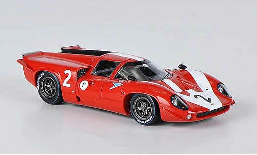 Lola T70 1967 1/43 Spark MkIII No.2 J.Surtees / D.Hobbs BOAC 500 coche miniatura