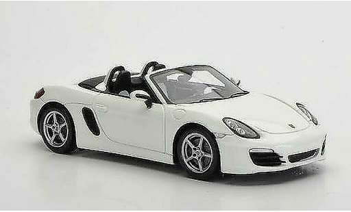 Porsche 718 S 1/43 Spark (981) blanco 2012 coche miniatura