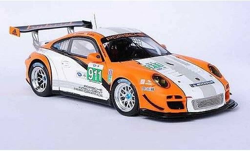 Porsche 911 GT3 1/43 Spark R hybrid 2.0 No.911 R.Dumas / R.Lietz ALMS 2011 coche miniatura