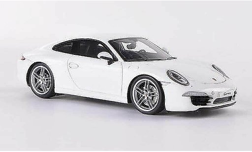 Porsche 911 Carrera 1/43 Spark blanco 2012 coche miniatura