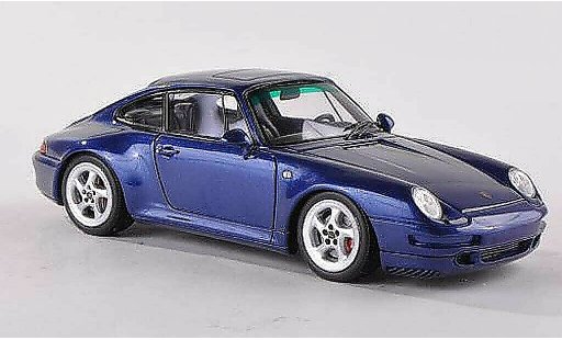 Porsche 911 4S 1/43 Spark Carrera azul 1995 coche miniatura