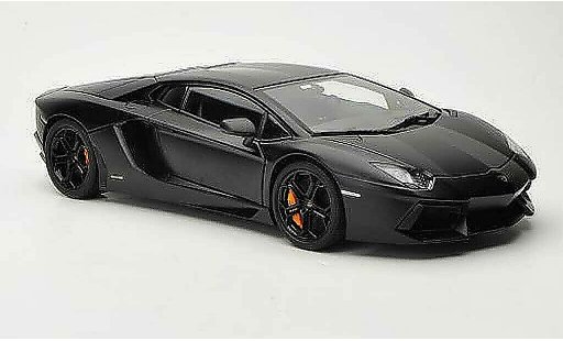 Lamborghini Aventador LP700-4 1/18 Autoart mate negro 2011 coche miniatura