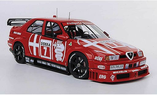 Alfa Romeo 155 2.5 v6 1/18 Autoart TI No.7 Alfa Corse A.Nannini DTM Hockenheim 1993 coche miniatura