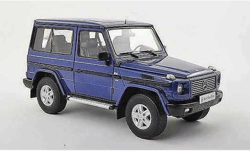 Mercedes Classe G SWB 1/18 Autoart negro-azul 1998 coche miniatura