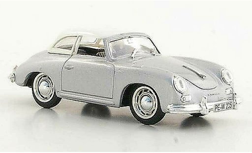 Porsche 356 1952 1/43 Brumm Hardtop blanco/gris coche miniatura