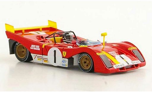 Ferrari 312 PB 1/43 Brumm No.1 J.Ickx / C.Regazzoni 1000Km Monza 1972 coche miniatura