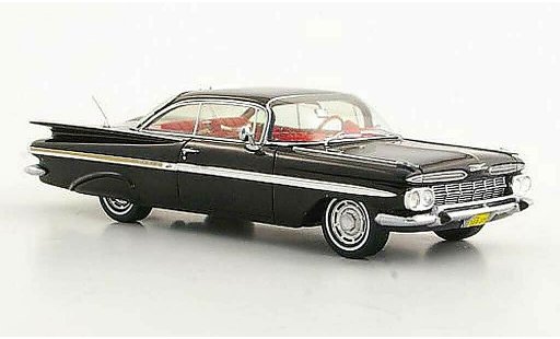 Chevrolet Impala Coupe 1/43 Spark 1959 negro Sondermodell MCW L.E. 300 coche miniatura