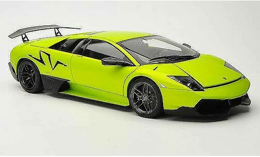 Lamborghini Murcielago LP670 1/18 Autoart 4 SV verde coche miniatura