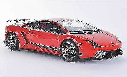 Lamborghini Gallardo LP570-4 1/18 Autoart Superleggera rojo coche miniatura