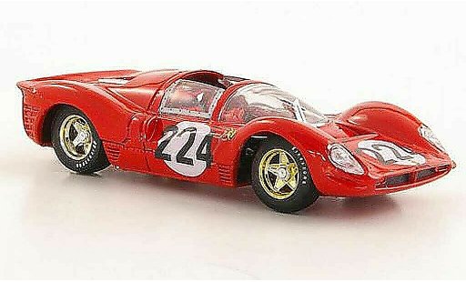 Ferrari 330 P4 1/43 Brumm No.224 Vaccarella / Scarfiotti Targa Florio 1967 coche miniatura