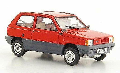 Seat Panda 35 1/43 Brumm rojo Plaza de Toros - Pamplona coche miniatura