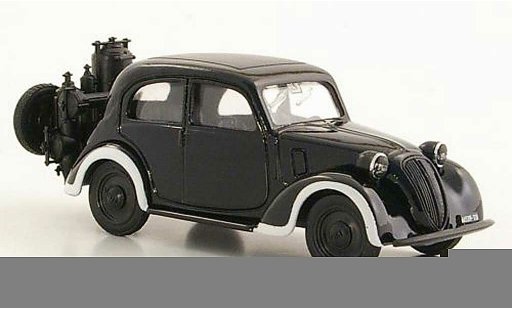 Fiat 1100 Berlina 1/43 Brumm Gassogeno negro coche miniatura