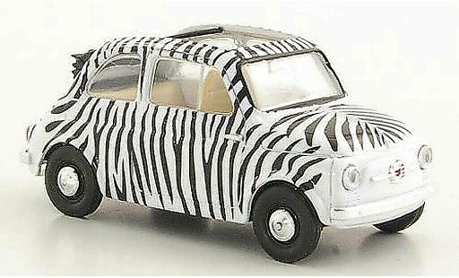 Fiat 500 Nuova 1/43 Brumm ''Zebrata'' 1957 coche miniatura