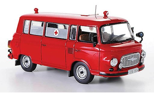 Barkas B1000 pompiers 1/43 IST Models Bomberos 1970 coche miniatura
