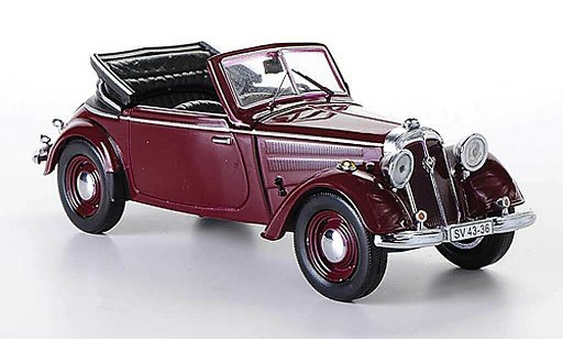 IFA F8 Cabriolet 1/43 IST Models Descapotable rojo 1955 coche miniatura