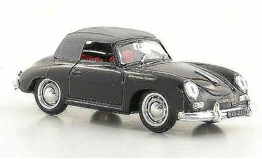 Porsche 356 1950 1/43 Brumm Speedster negro cerradoes capota coche miniatura